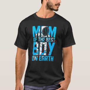 Mama des besten Jungen auf der Erde Astronauten Bo T-Shirt