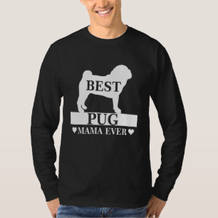 Mama des besten Mops je Hund Mama Muttertagskostüm T-Shirt