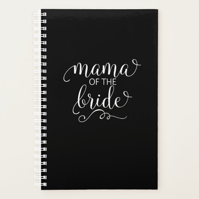 Mama des Bride-Shirts für Mutter Hochzeitsparty Planer (Vorderseite)