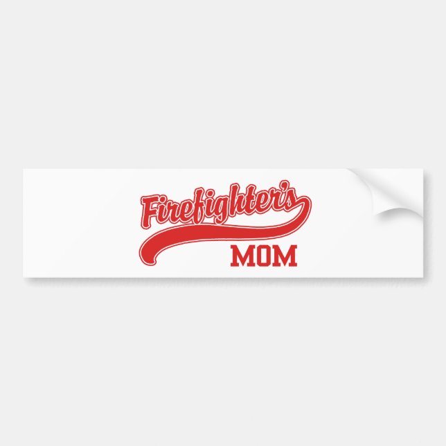 Mama des Feuerwehrmanns Autoaufkleber (Vorne)