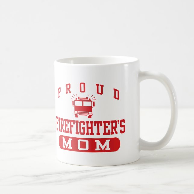 Mama des Feuerwehrmanns Tasse (Rechts)