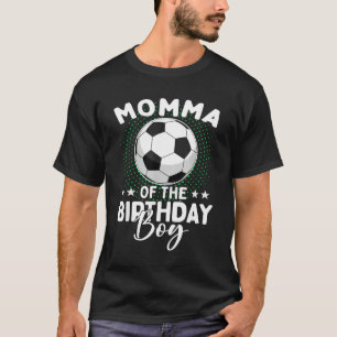 Mama des Fußball-Geburtstagsjungen Geburtstag T-Shirt