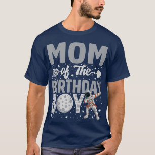 Mama des Geburtstags-Astronauten-Weltraumthema T-Shirt