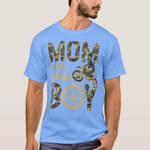 Mama des Geburtstags Boy Dirt Bike 4. Party T-Shirt