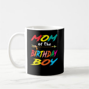 Mama des Geburtstags Boy Glows Retro 80er Party Gl Kaffeetasse
