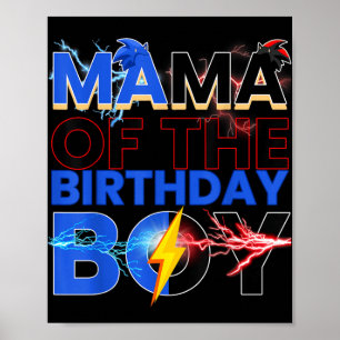 Mama des Geburtstags Igel Family Party Dec Poster