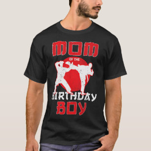 Mama des Geburtstags Karate Taekwondo Boy Martial T-Shirt