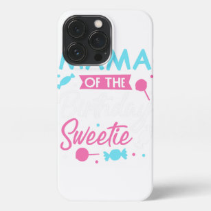 Mama des Geburtstags Sweetie Candy Bday Party Moth iPhone 13 Pro Hülle