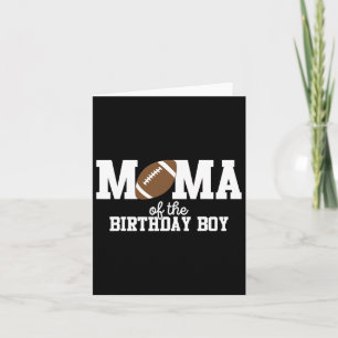 Mama des Geburtstagsfußballs Lover First Birt Karte