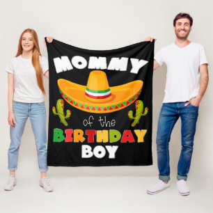 Mama des Geburtstagsjungen Cinco de Mayo Fleecedecke