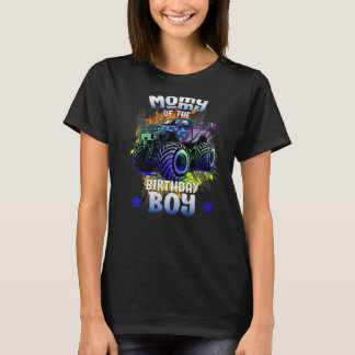 Mama des Geburtstagsjungen Monsterfahrers T-Shirt