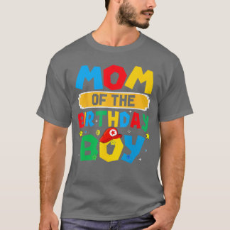 Mama des Geburtstagsjungen Spiel Video Gaming Pass T-Shirt