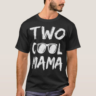 Mama des Geburtstagsjungen Two Cool 2. Geburtstag T-Shirt