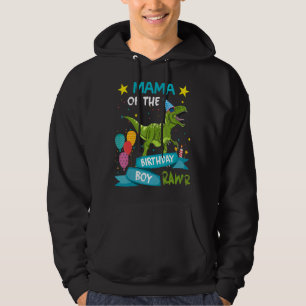 Mama des Geburtstagskinder Rawr Dinosaur Geburtsta Hoodie