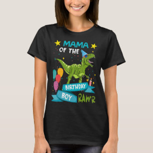 Mama des Geburtstagskinder Rawr Dinosaur Geburtsta T-Shirt