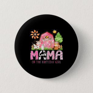 Mama des Geburtstagskindes 1. Geburtstag Nk Kuhfar Button