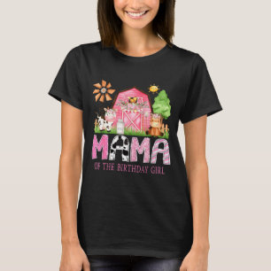 Mama des Geburtstagskindes 1. Geburtstag Nk Kuhfar T-Shirt