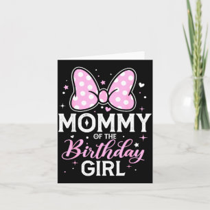 Mama des Geburtstagskindes Cute Nk Schleife Famili Karte