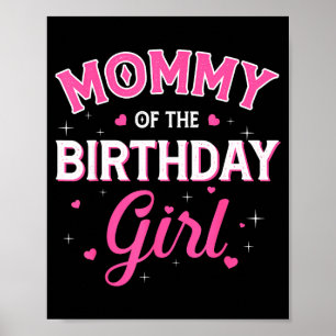 Mama des Geburtstagskindes Familienparty Geburtsta Poster