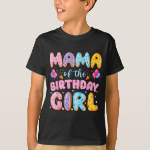 Mama des Geburtstagskindes Süße Donut-Geburtstag T-Shirt