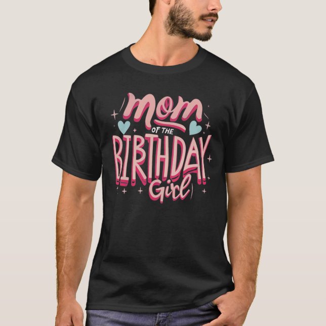 Mama des Geburtstagskranzes T-Shirt (Vorderseite)