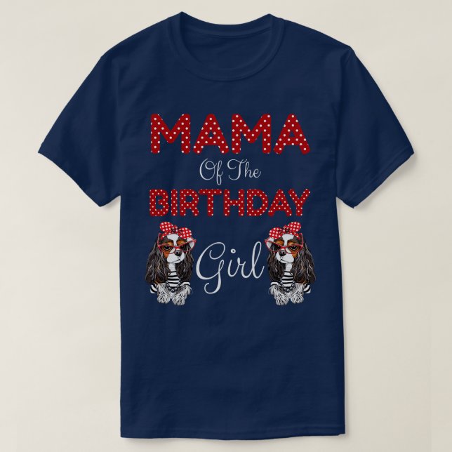 Mama des Geburtstagskranzes T-Shirt (Design vorne)