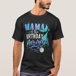 Mama des Geburtstagsmagistenfamilien Matching Part T-Shirt
