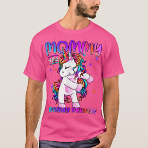 Mama des Geburtstagsprinzessin-Mädchens, das Unico T-Shirt