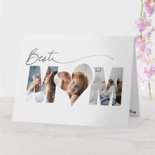 Mama des geflochtenen Herzens Muttertag Karte