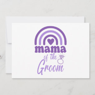Mama des Grooms Einladung