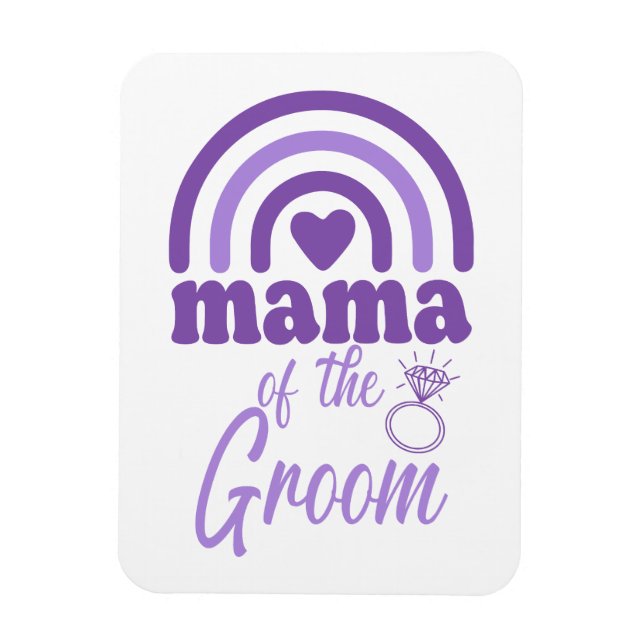Mama des Grooms Magnet (Vertikal)