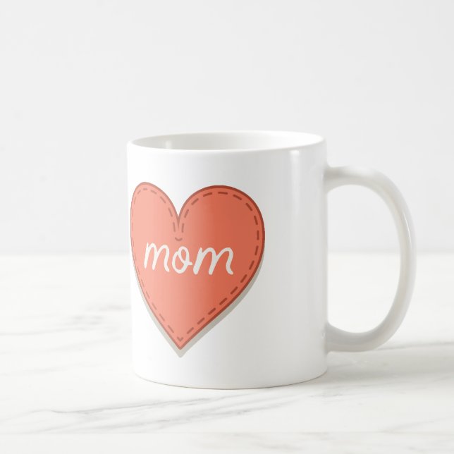 Mama des Herzens / Tasse des Muttertags (Rechts)