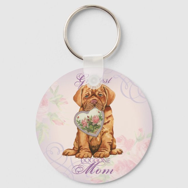 Mama des Hunde Schlüsselanhänger (Vorderseite)