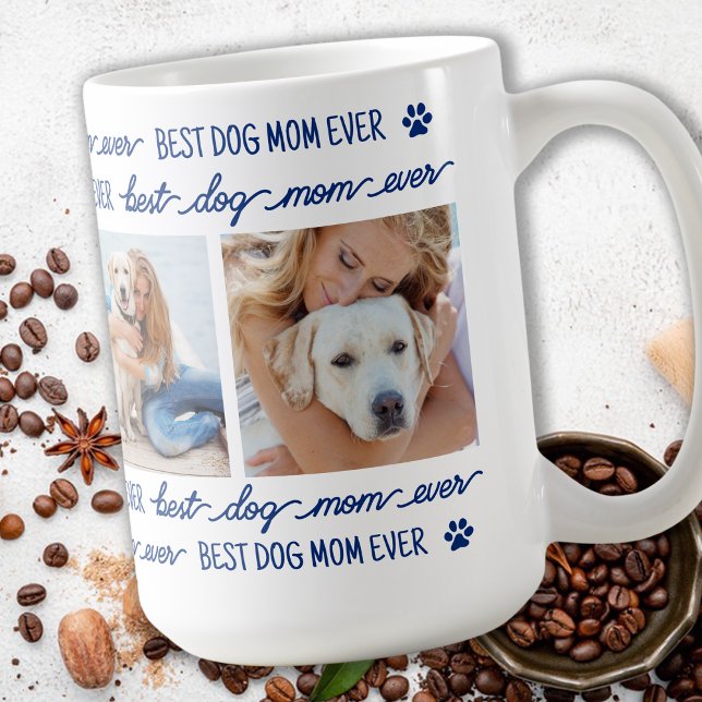 Mama des Hundes für die benutzerdefinierte Fotomat Kaffeetasse (Von Creator hochgeladen)
