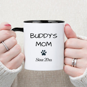 Mama des Hundes mit Paw Kaffeetasse