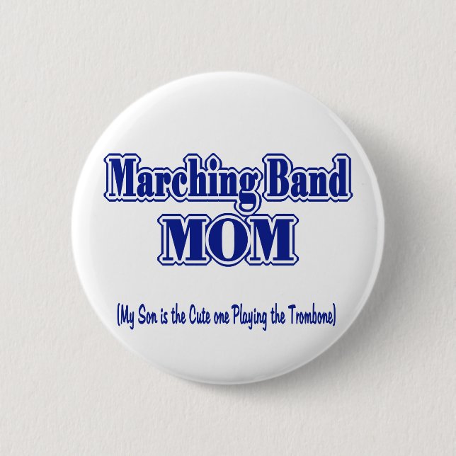 Mama des Marinierbands/Trombone Button (Vorderseite)