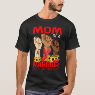 Mama des Missbrauchsbewusstseins eines Kriegers T-Shirt
