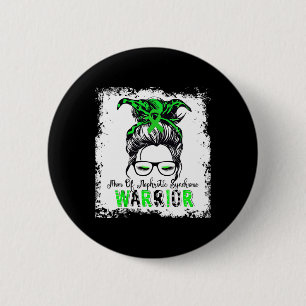 Mama des nephrotischen Syndroms Warrior Green Ribb Button