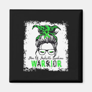Mama des nephrotischen Syndroms Warrior Green Ribb Magnet