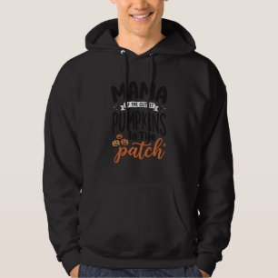 Mama des niedlichsten Kürbisse Herbst-Shirt-Design Hoodie