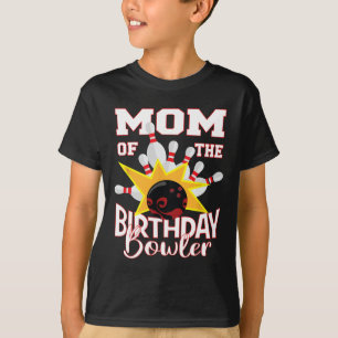 Mama des Party des Geburtstagsbowler-Kid-Bowlings T-Shirt