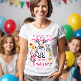 Mama des Party für Geburtstagskinder T-Shirt