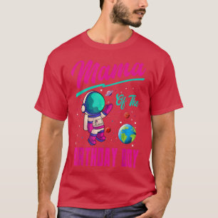 Mama des Party Planet Astron des Geburtstags T-Shirt