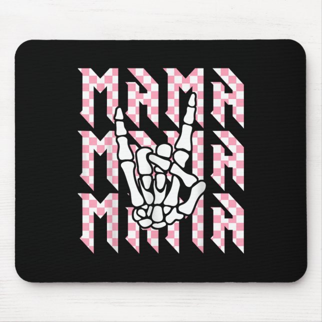 Mama des schlechten Two The Bone karierten Mama 2. Mousepad (Vorne)