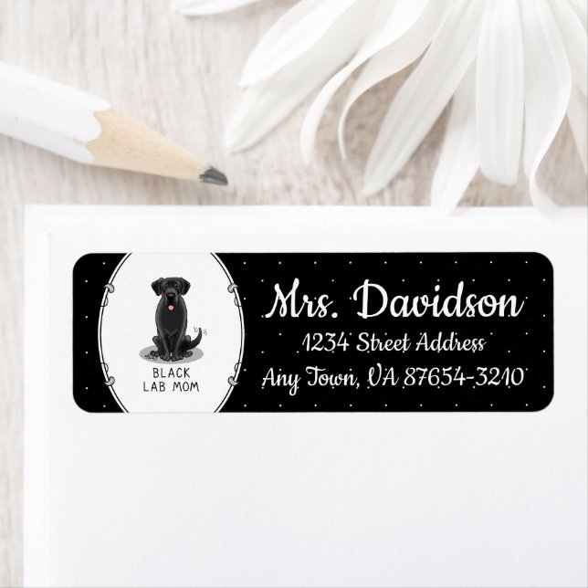 Mama des Schwarzen Labors (Labrador Retriever Mama (Insitu)