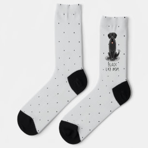 Mama des Schwarzen Labors (Labrador Retriever Mama Socken