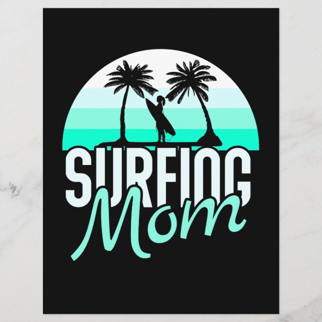 Mama des Surfens (Vorderseite)