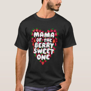 Mama des süßen Erdbeerjubilars Geburtstag Mama Erd T-Shirt