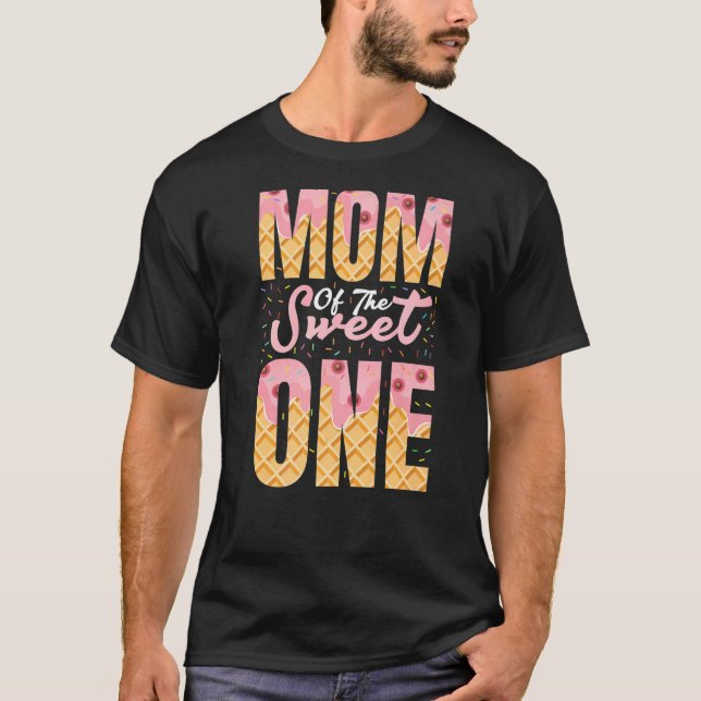 Mama des süßen Sprinkle-Eiscreme-Kons T-Shirt (Vorderseite)