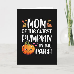 Mama des süßesten Kürbisses auf der Halloween-Ernt Karte